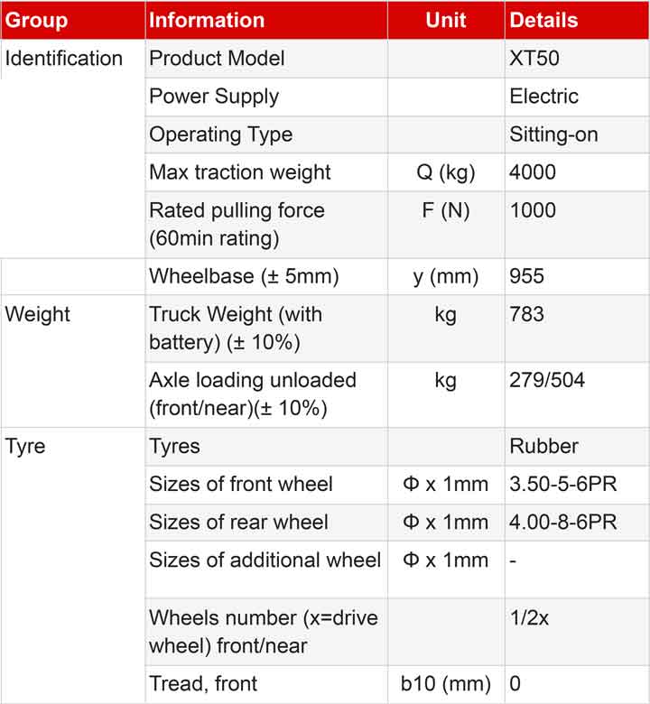 Towing-truck-xt-50-technical-specification-1-1
