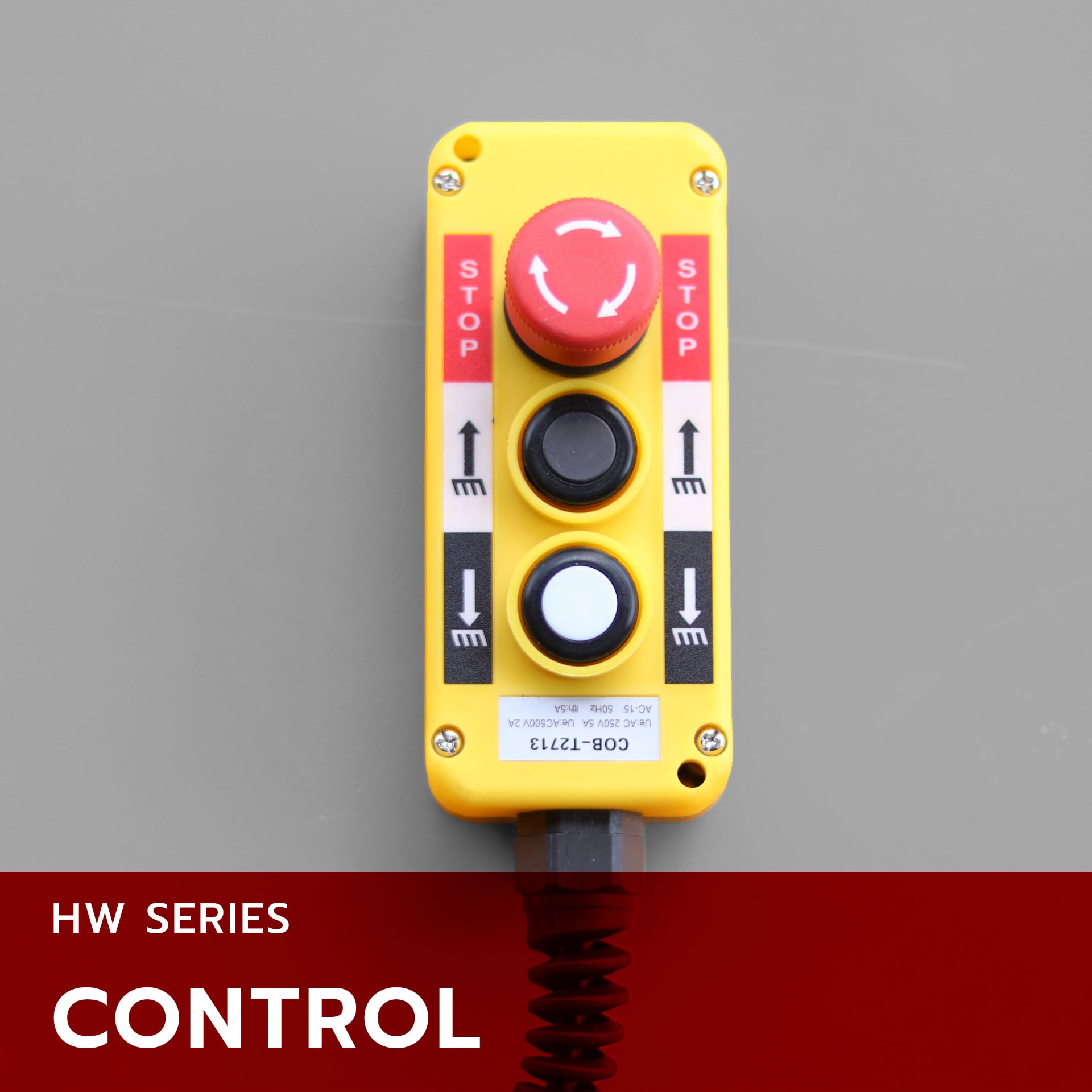 Remote control ของ x lift 2 ตัน รุ่น hw 200 series