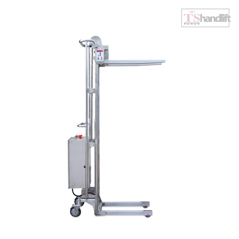 [modified] electric fork type stacker ej4180 stainless steel