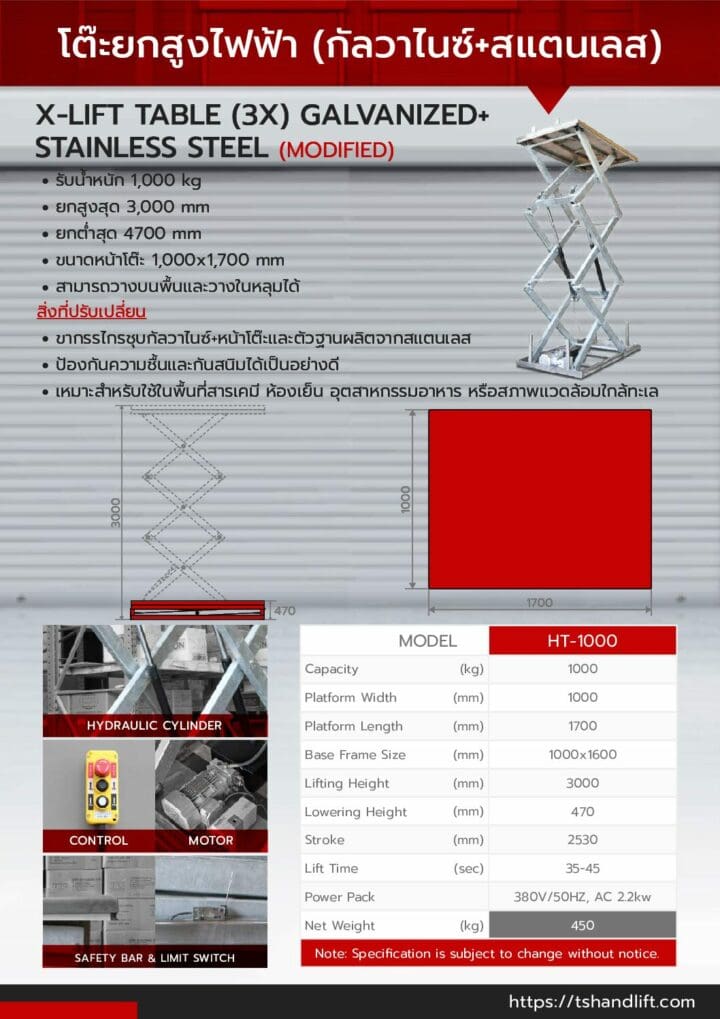 Catalog modified three scissor lift table 3x pdf